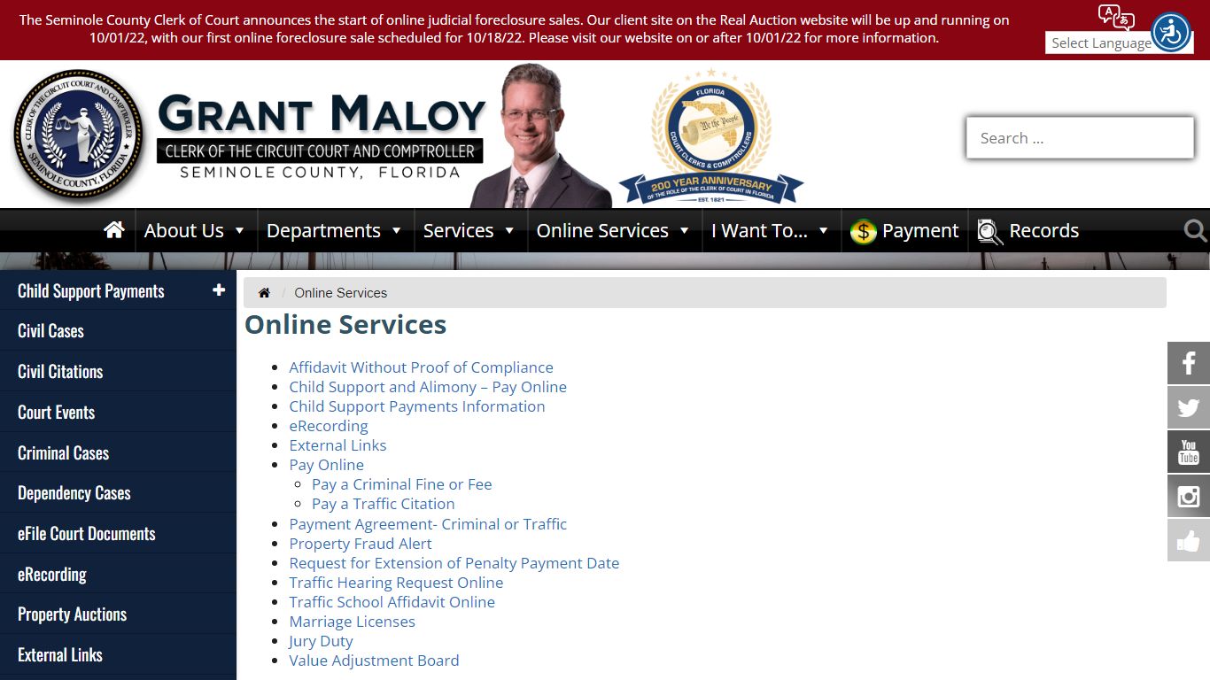 Online Services - Seminole County Clerk of the Circuit Court & Comptroller